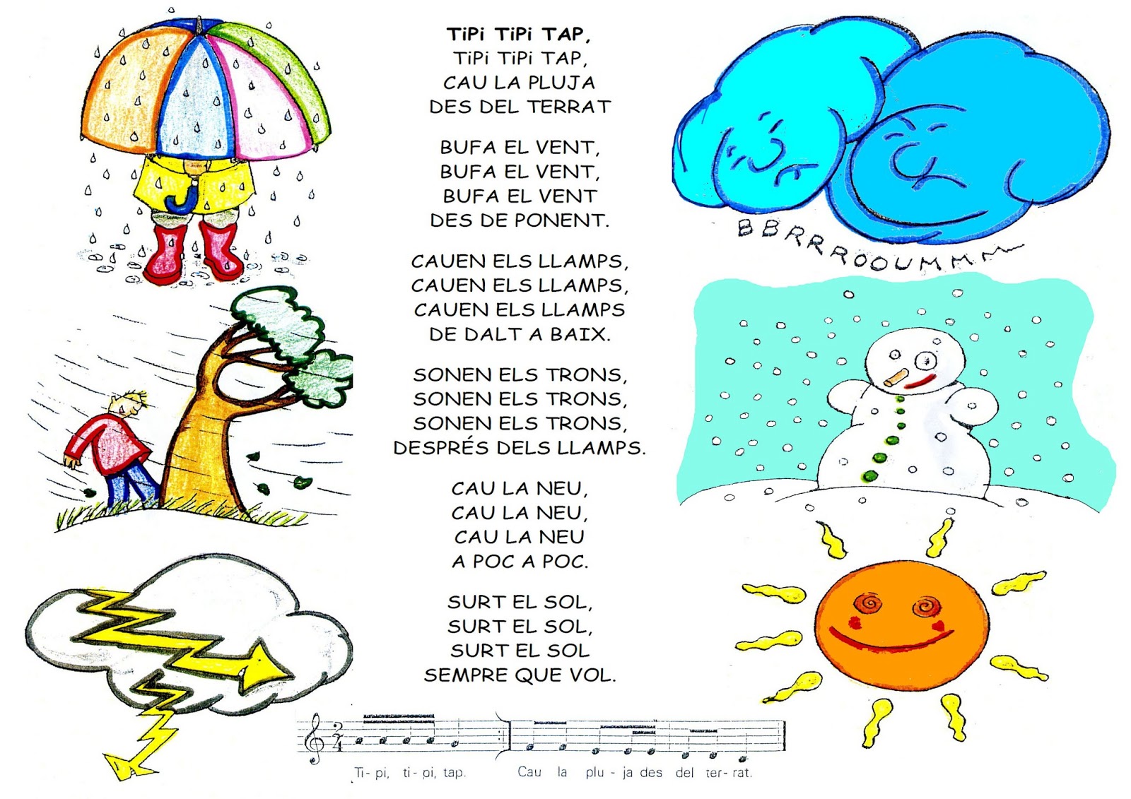 Tipi tipi tap! Cançó de la pluja