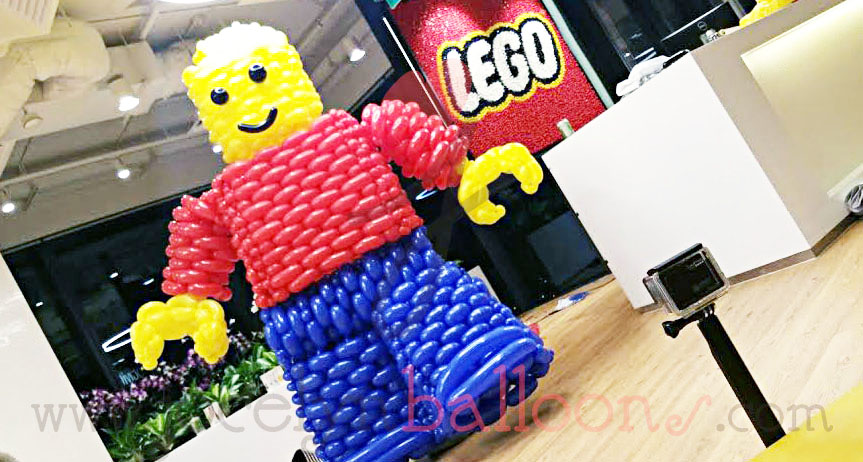 lego man balloon