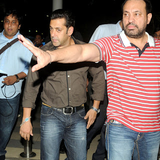 Salman Khan snapped at Domestic Airport