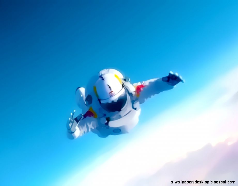 Felix Baumgartner Skydiver Art Hd Wallpaper