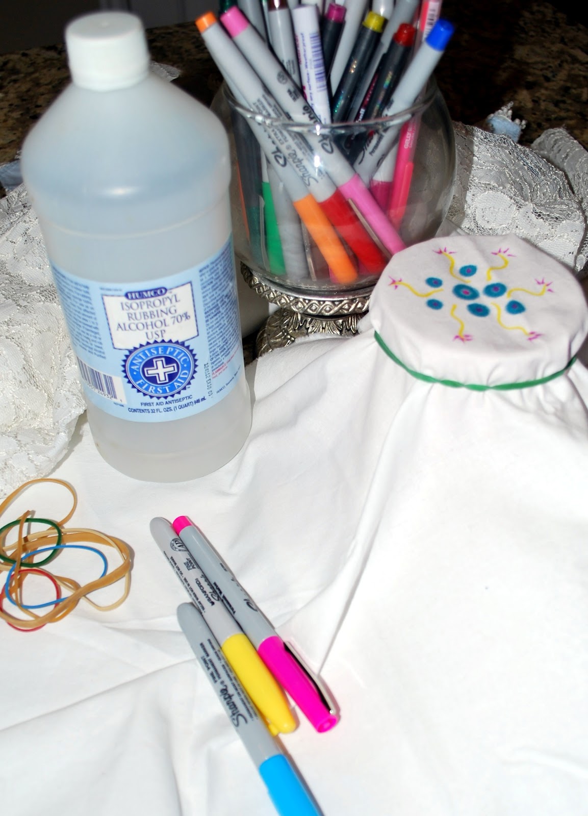 Saltzworks Serendipity and Sharpie Tie Dye