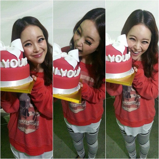 Baek Ji Young celebrates her birthday