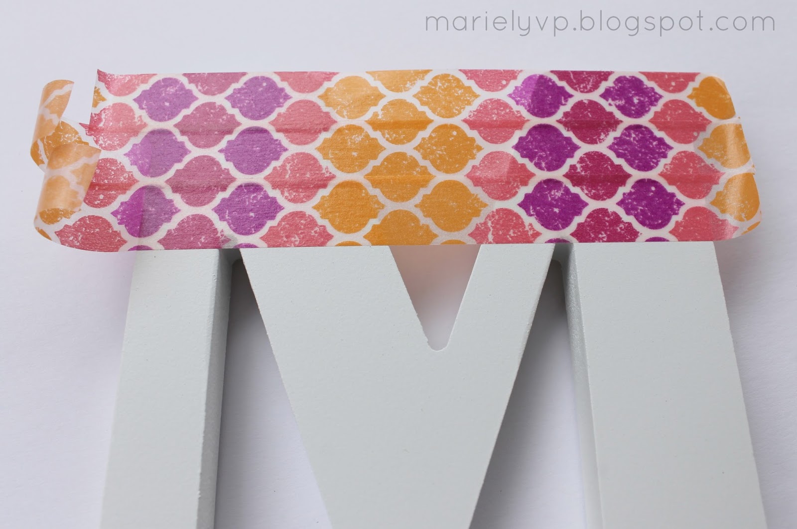 We Read! DIY Washi Tape Letter {and key covers}