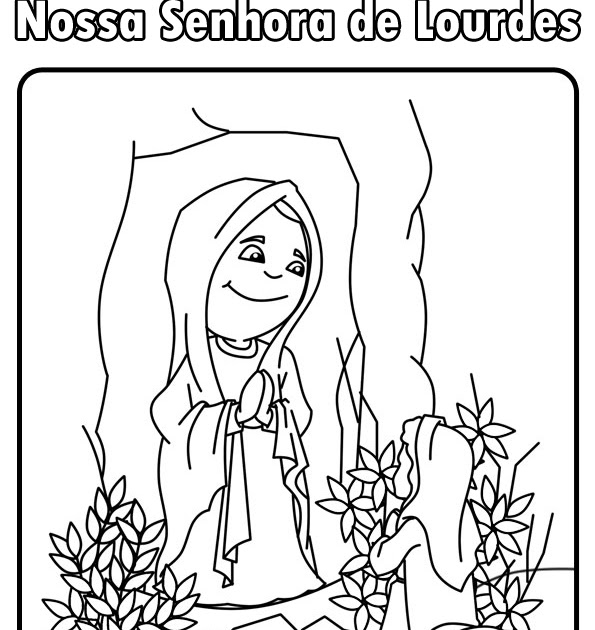 Desenho do nome Lourdes para imprimir e pintar. Imagens de nomes