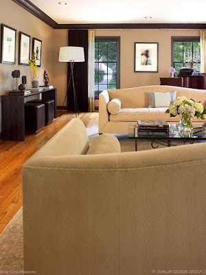 Decoración de Salas de color Marrón | Cómo arreglar los Muebles en una