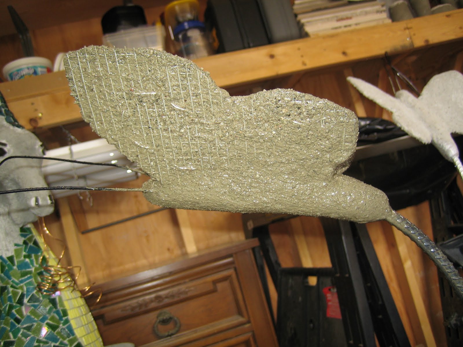 LoriBees Garden How To Make A Concrete Butterfly