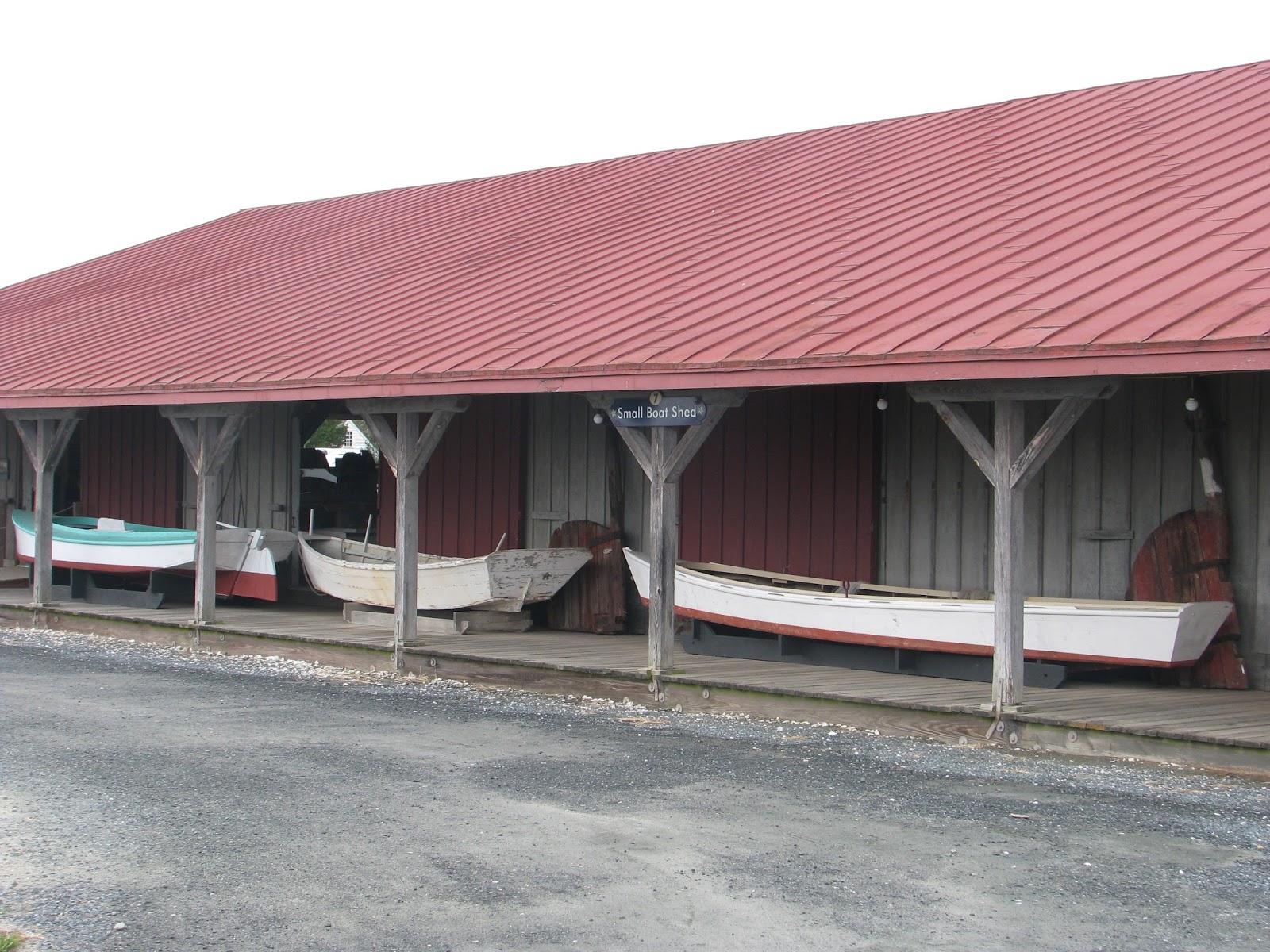 Life in Mathews: Small Boat Shed