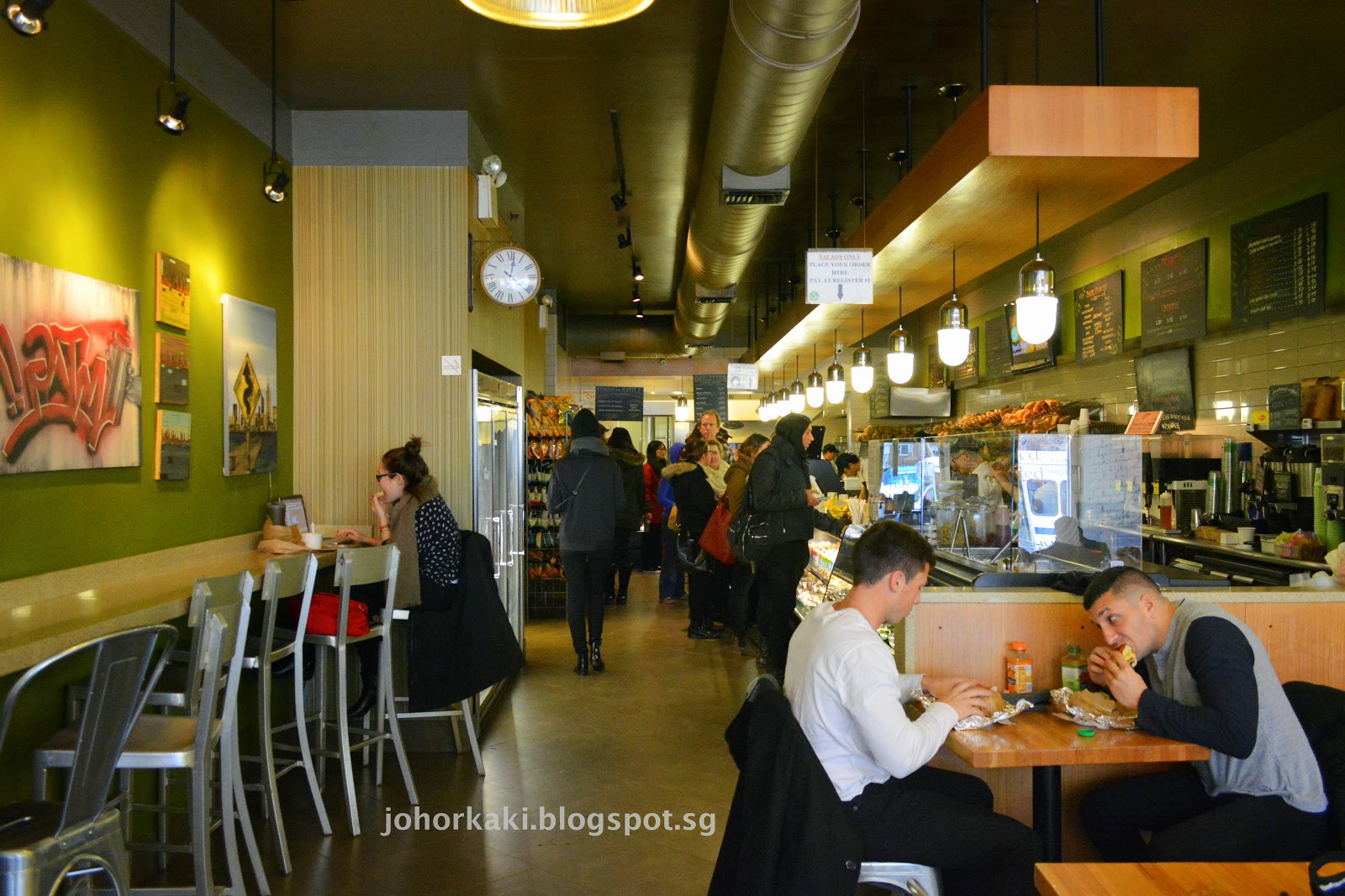 Brooklyn Bagel & Coffee Company in NYC New York Johor Kaki Travels for
