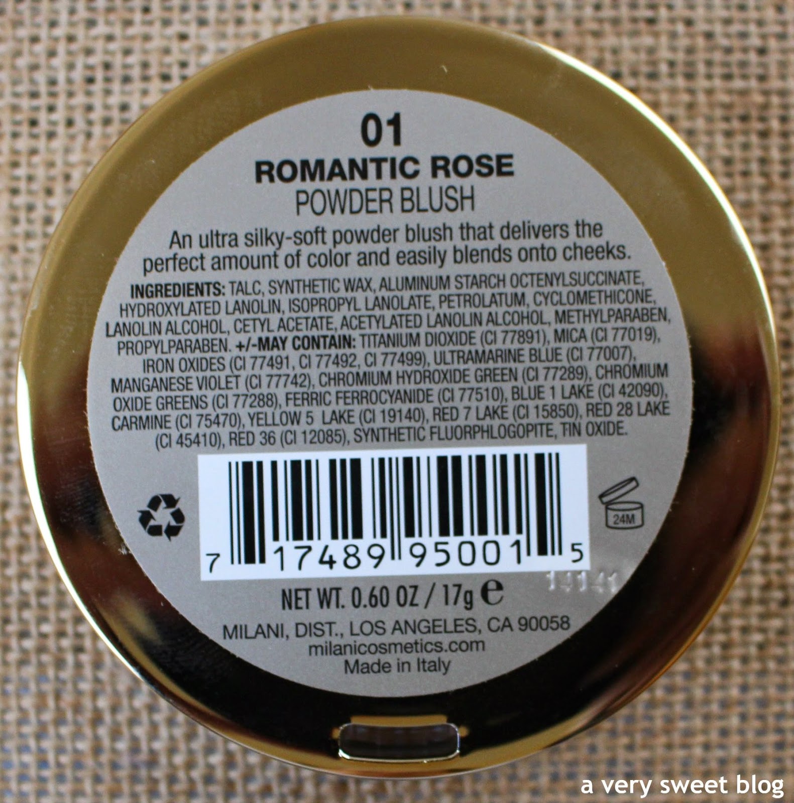 Milani Romantic Rose Powder Blush & Matte Naked Lipstick Review and
