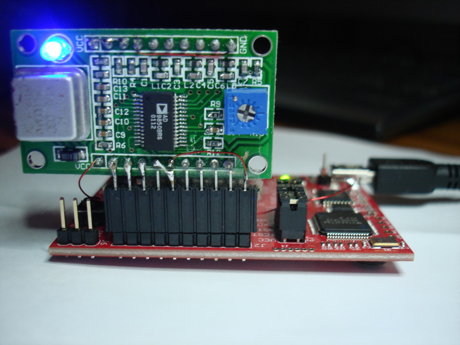 pe1nnz.nl.eu.org: Launchpad AD9850 preliminary beacon experiments