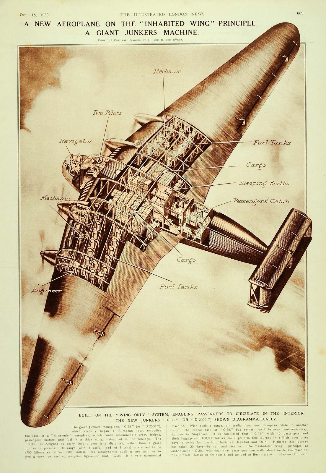 Coastconfan Blog Junkers G 38 Flying Wing A Behemoth Of A Plane And A Crystallization Of A Dream Meets Indiana Jones