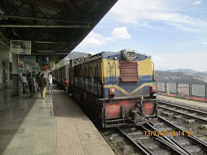 "ENGINE" of the historic "Shimla-Kalka" train.