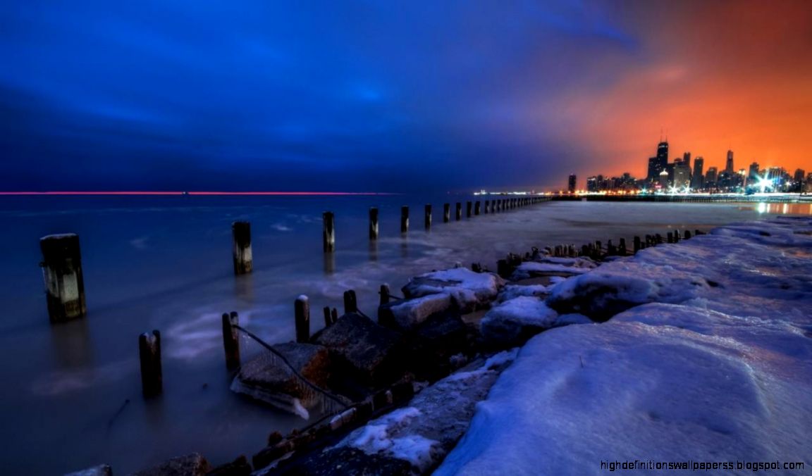 Nature Snowing Cityscapes Pier Creative Photography Wallpaper Nature Snowing Cityscapes Pier Creative Photography Wallpaper