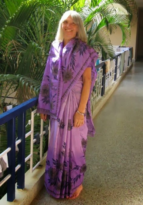 Michelle (Shellie) Wood, author of Pilgrimage To India & curator here at Kirtan Community