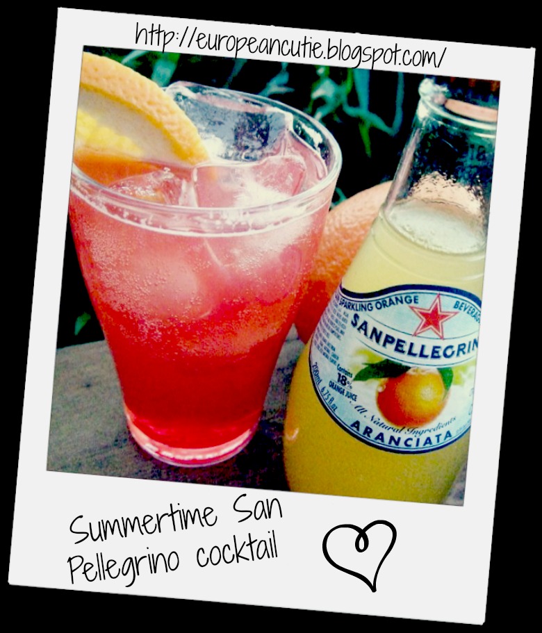 European Cutie ♥ Summer San Pellegrino cocktail ♥