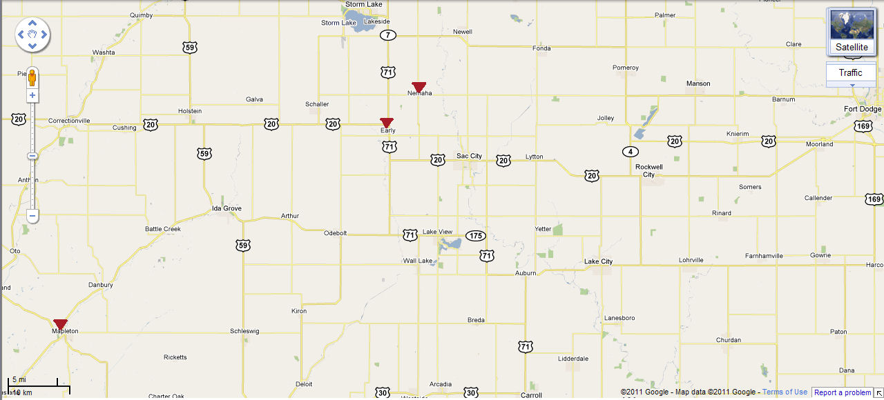 Capt. Spaulding's World Tornado Strikes Mapleton Iowa