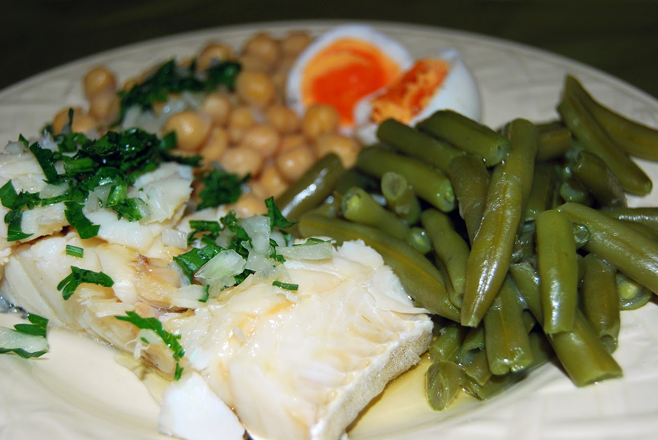 Bacalhau cozido ao vapor Deliciosa Paparoca