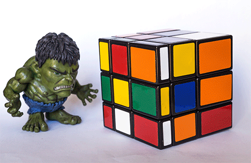Horror Mirror Stickers - Rubik Mirror 2 soluciones en vacaciones verano 2015 3x3x3 unboxing