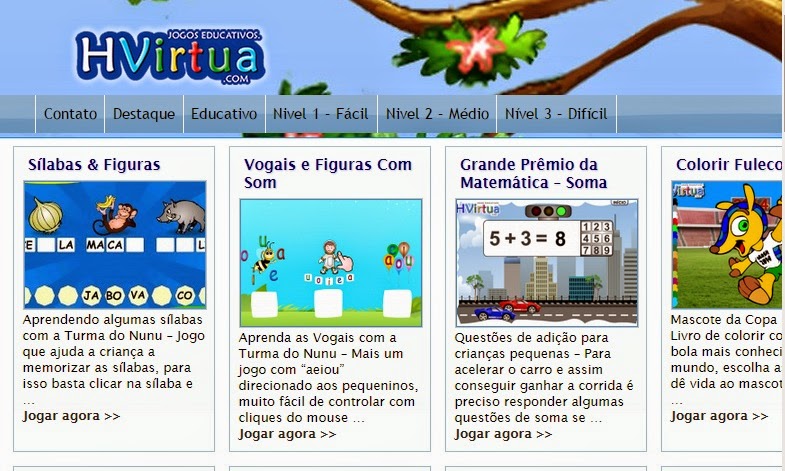 HVirtua - - Jogos Educativos