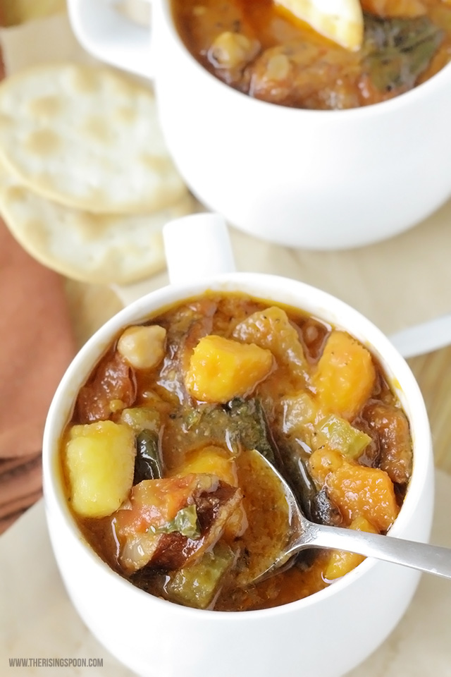 Kielbasa Sausage and Vegetable Soup - The Rising Spoon