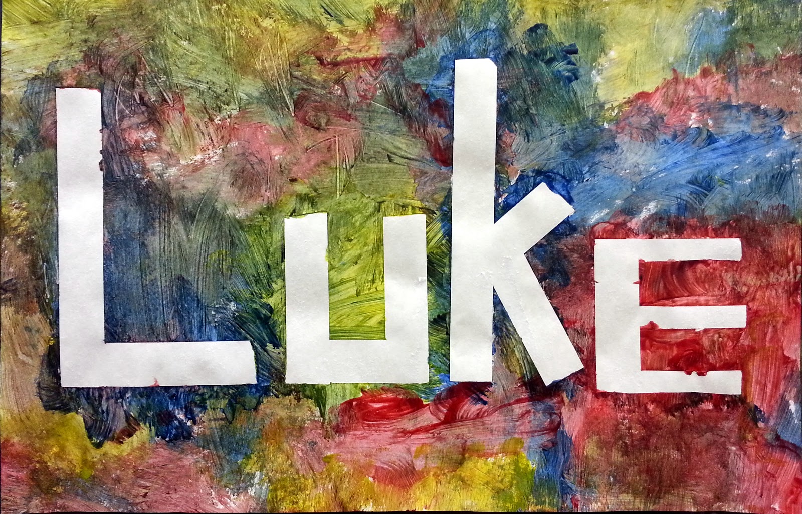 Choices for Children Paint Tape Artwork