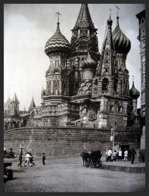 Stunning Image of Saint Basils Cathedral in 1923 