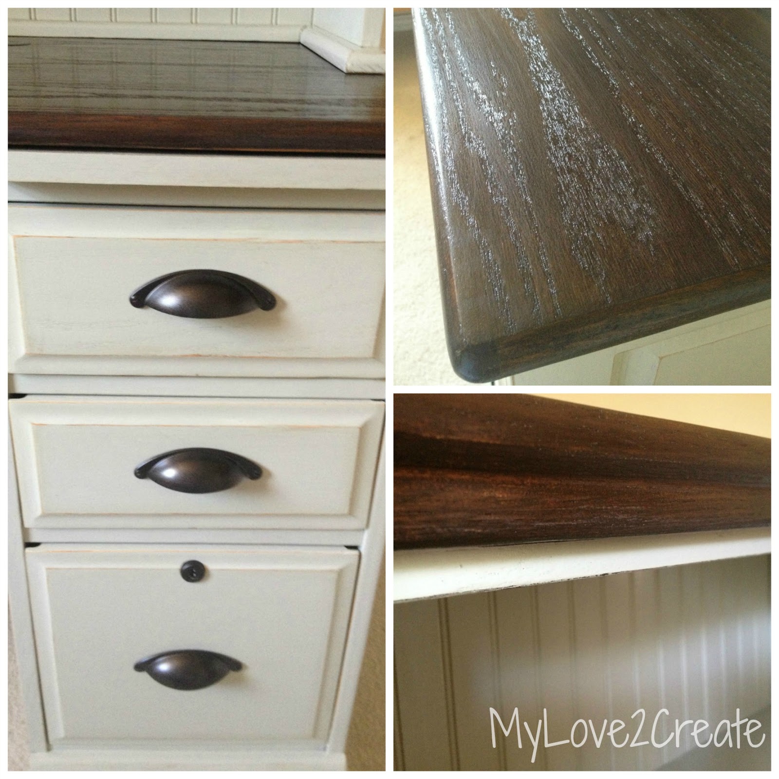 Desk and Hutch Makeover My Love 2 Create