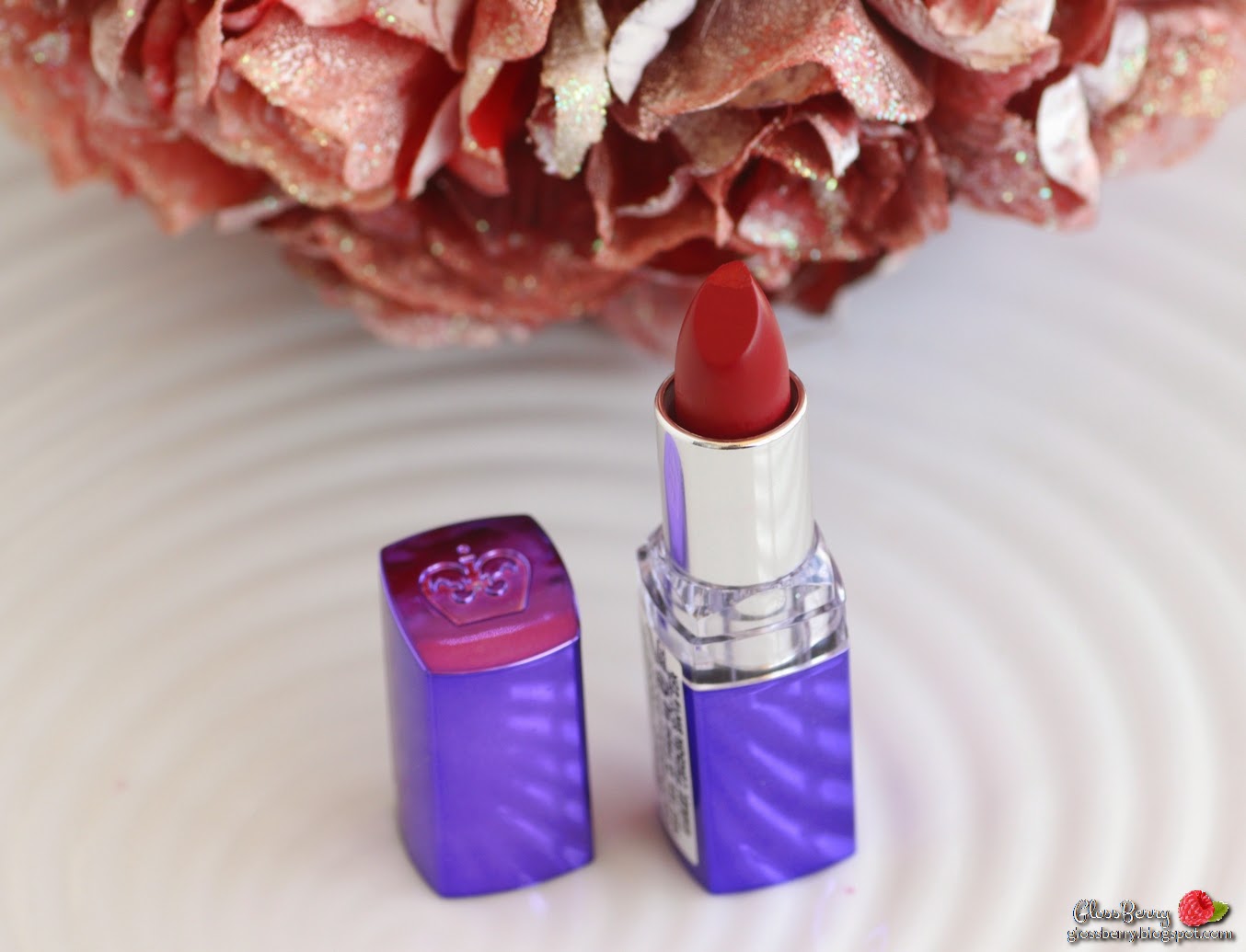 Rimmel - Moisture Renew - 400 Berry Queen lipstick review swatch רימל שפתון סקירה המלצות 