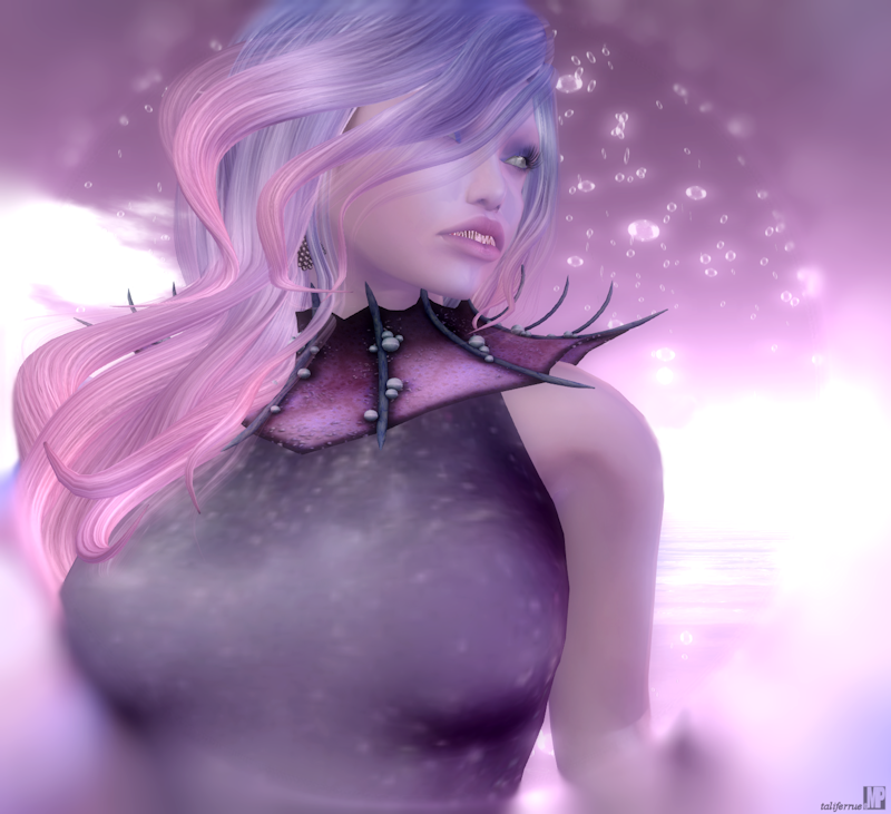 Close up - Love that Mouth! Pointy teeth are so great! Second Life Role-Play Fashion Review