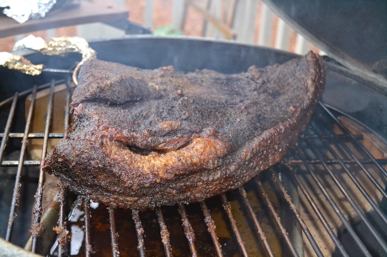 Weekend Food Project: Brisket on the Big Green Egg - Updated 5.0