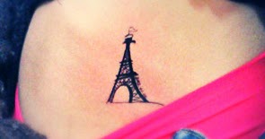 Free Tattoo Designs : Eiffel tower tattoo design