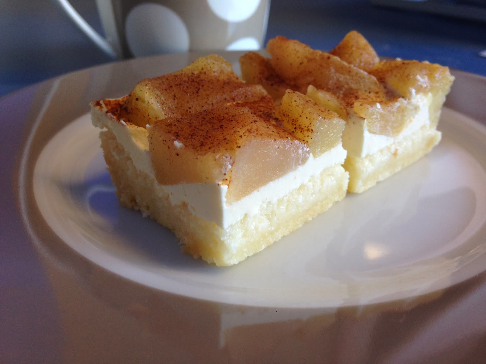 Mums in the Kitchen Apple Sour Cream Slice (GlutenFree)