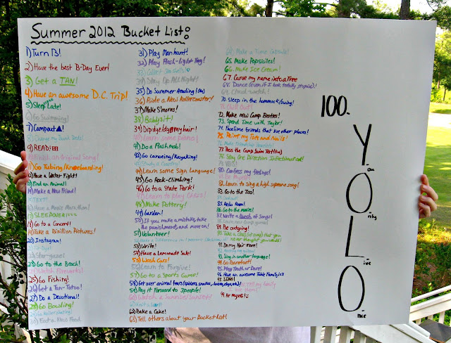 A fabulous Summer Bucket List idea including 100 ideas! #summer #bucketlist 