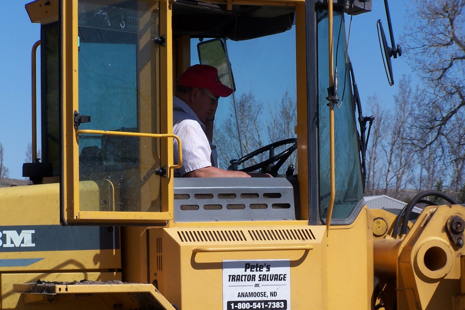 Griggs Dakota Farmer Fred Visits Pete's Salvage