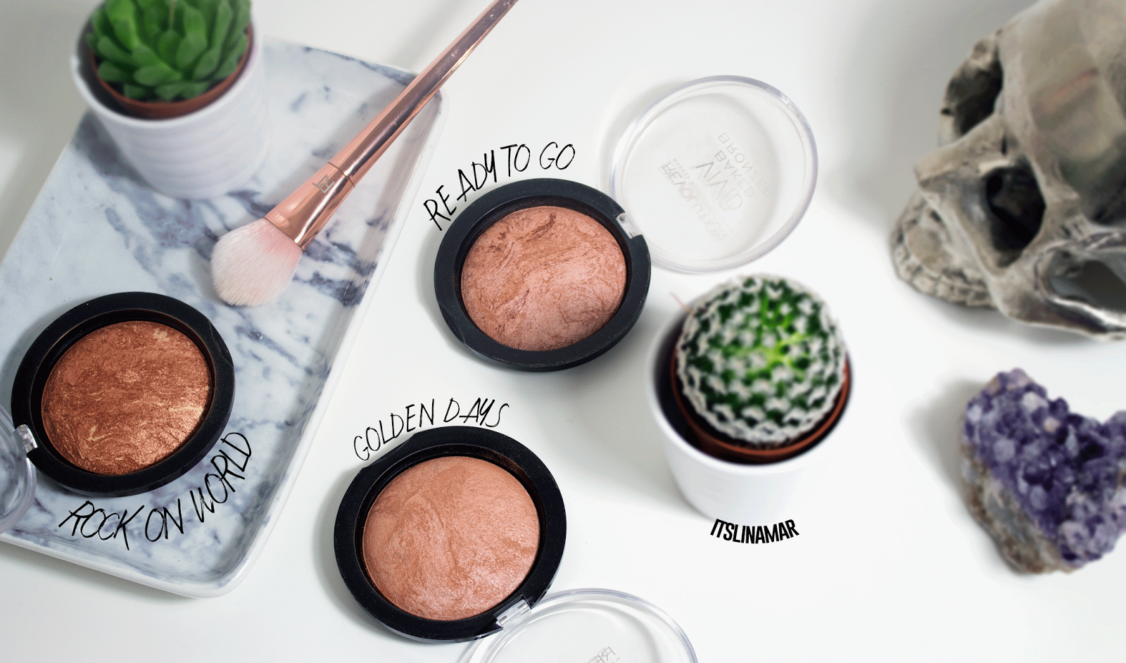 MAKEUP REVOLUTION BAKED BRONZERS itslinamar A blog about beauty