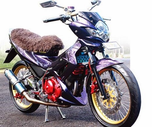 Modifikasi Suzuki Satria F150 Wedus Gimbal Modifikasi Suzuki Satria F150 Wedus Gimbal