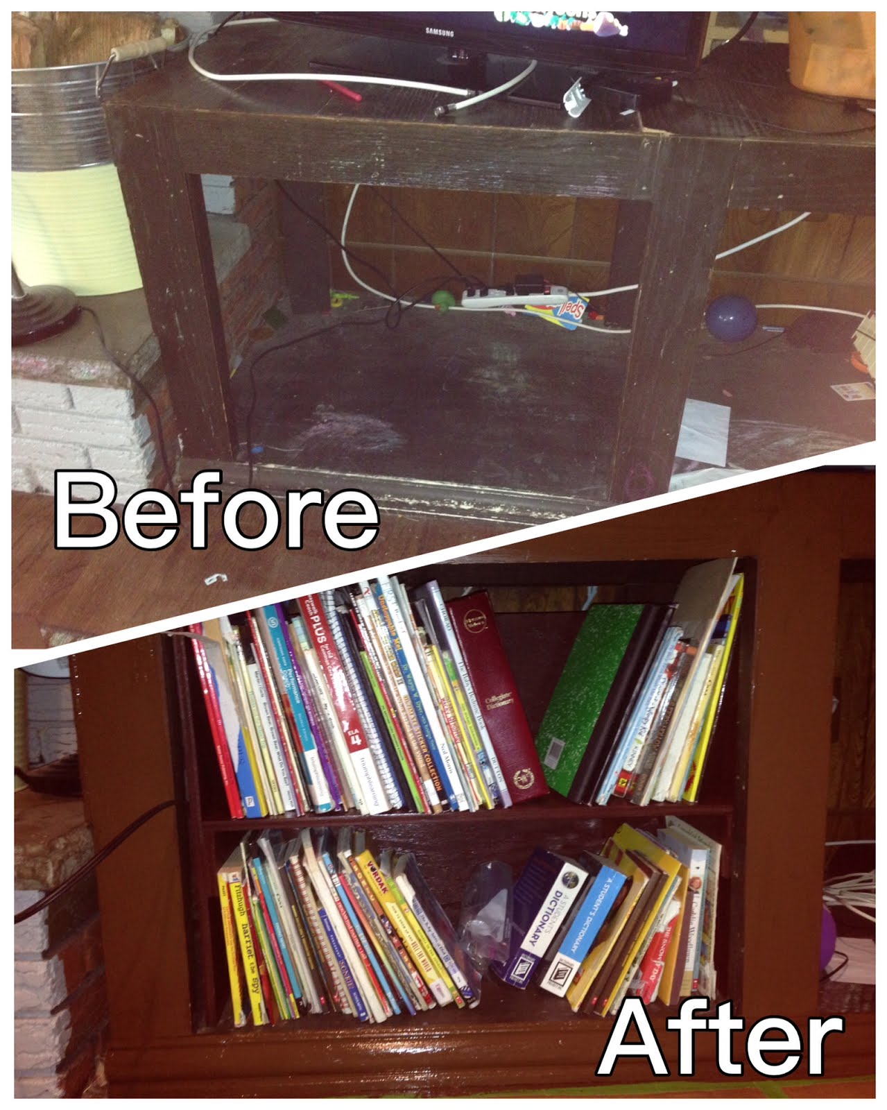 One Brown Mom Home Repair / Improvement Book Shelves