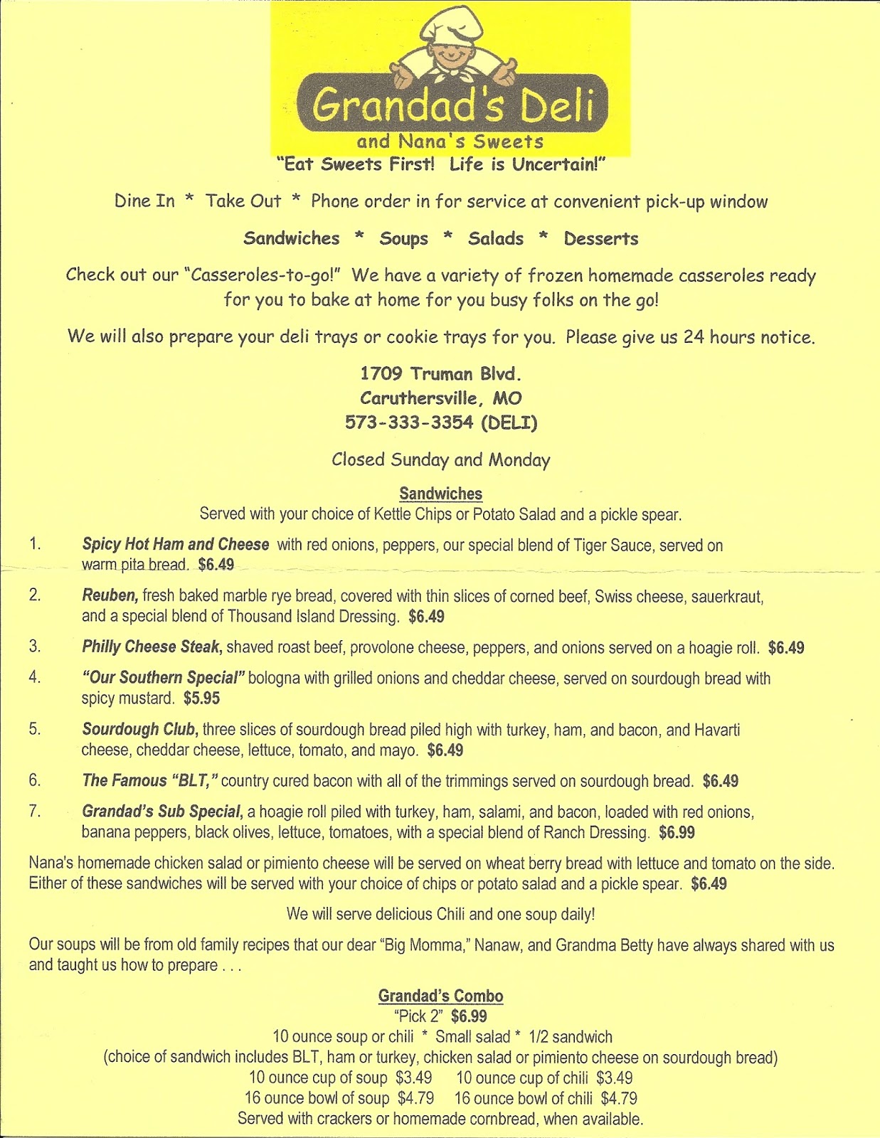 Visit Caruthersville Missouri PLACES TO EAT