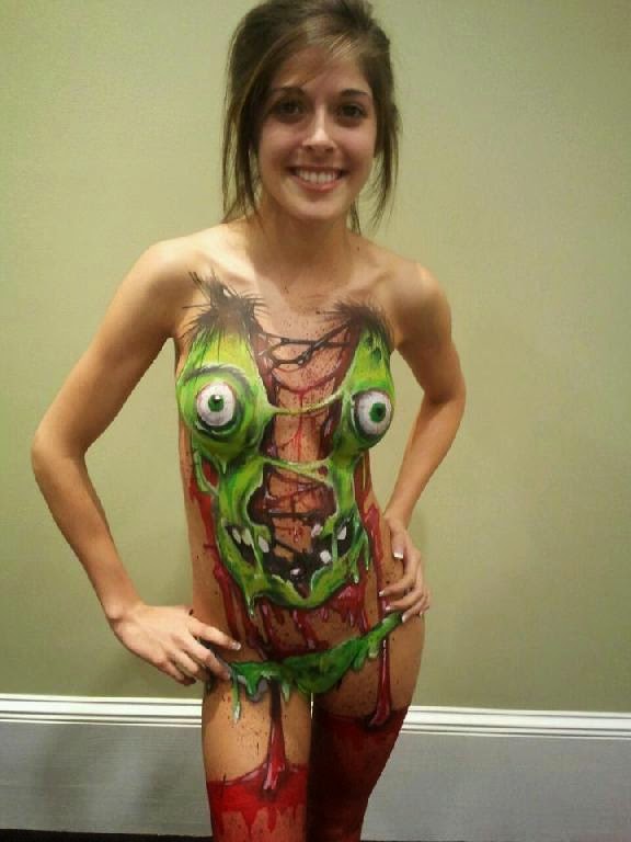 81 Hot Girls Wearing Body Paint (Slightly NSFW) | Totally Offensive