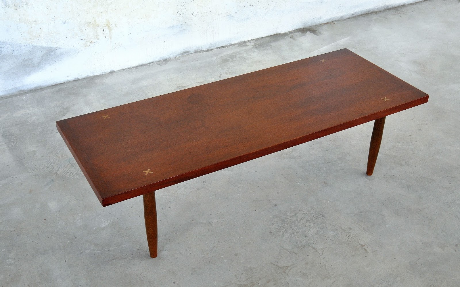 SELECT MODERN: Mid Century Modern Walnut Coffee Table or Bench