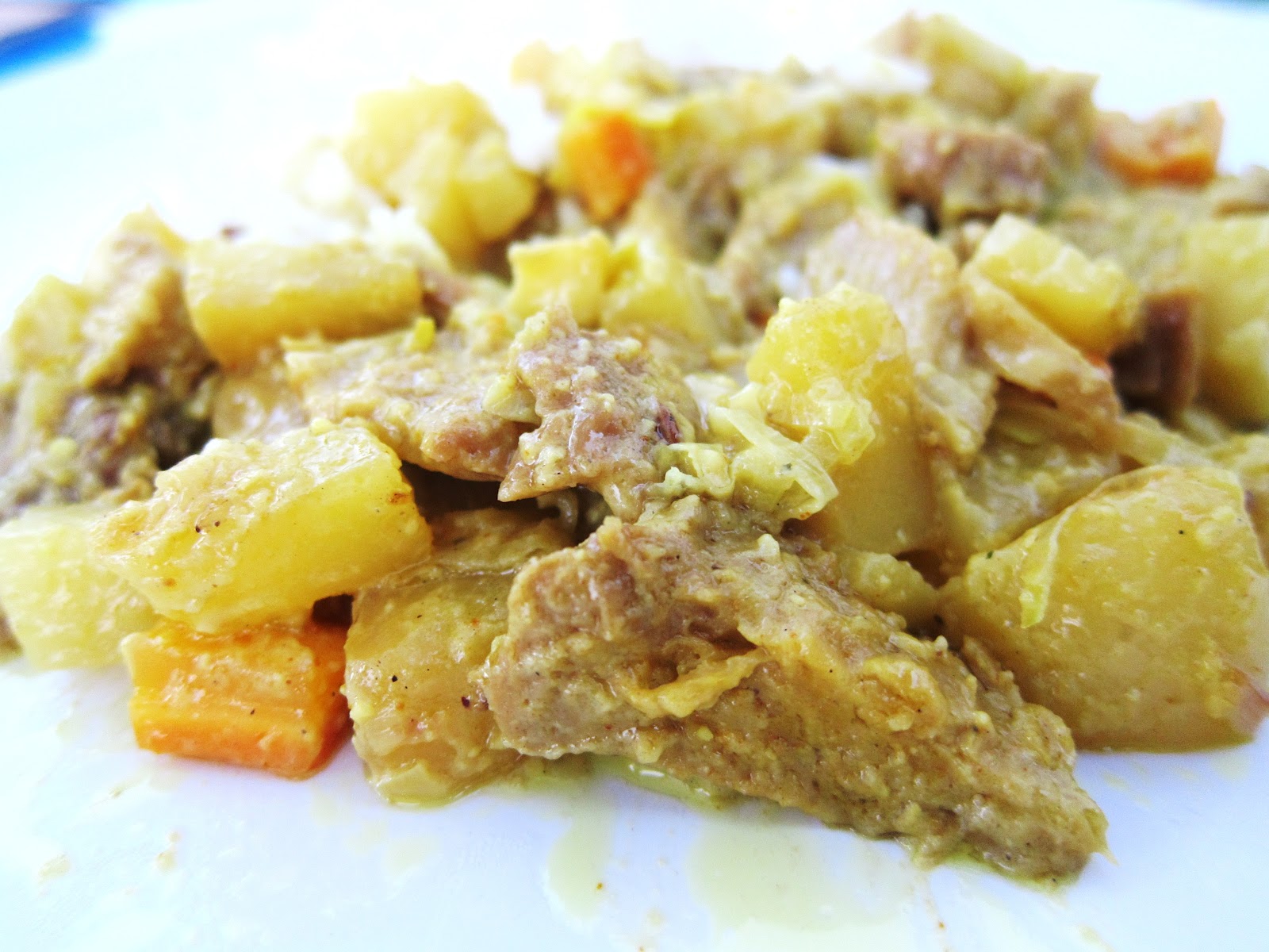 Vegan Food Seitan al curry
