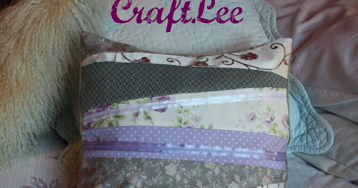 CraftLee Scrappy Scatter Cushion Free Tutorial
