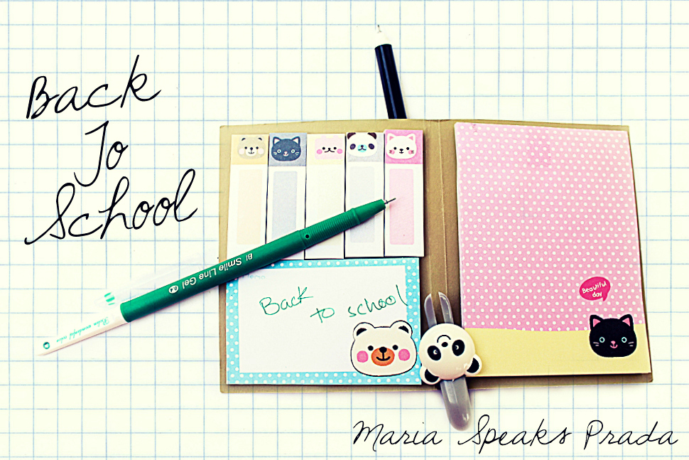 Back To School With Cute Stationery