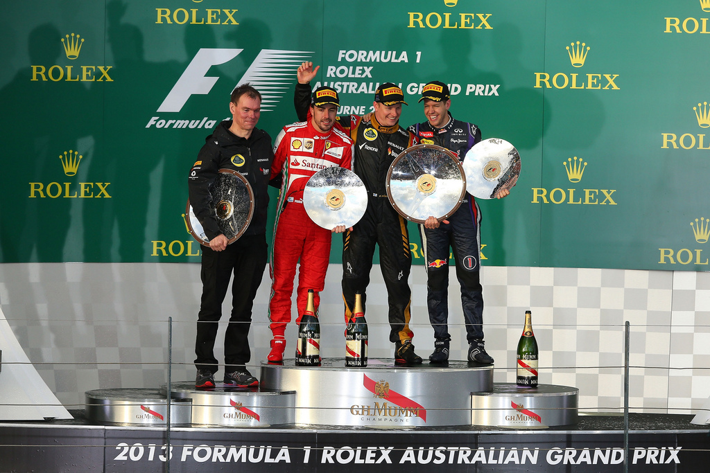 F1 Kimi Raikkonen wins Australian Grand prix...