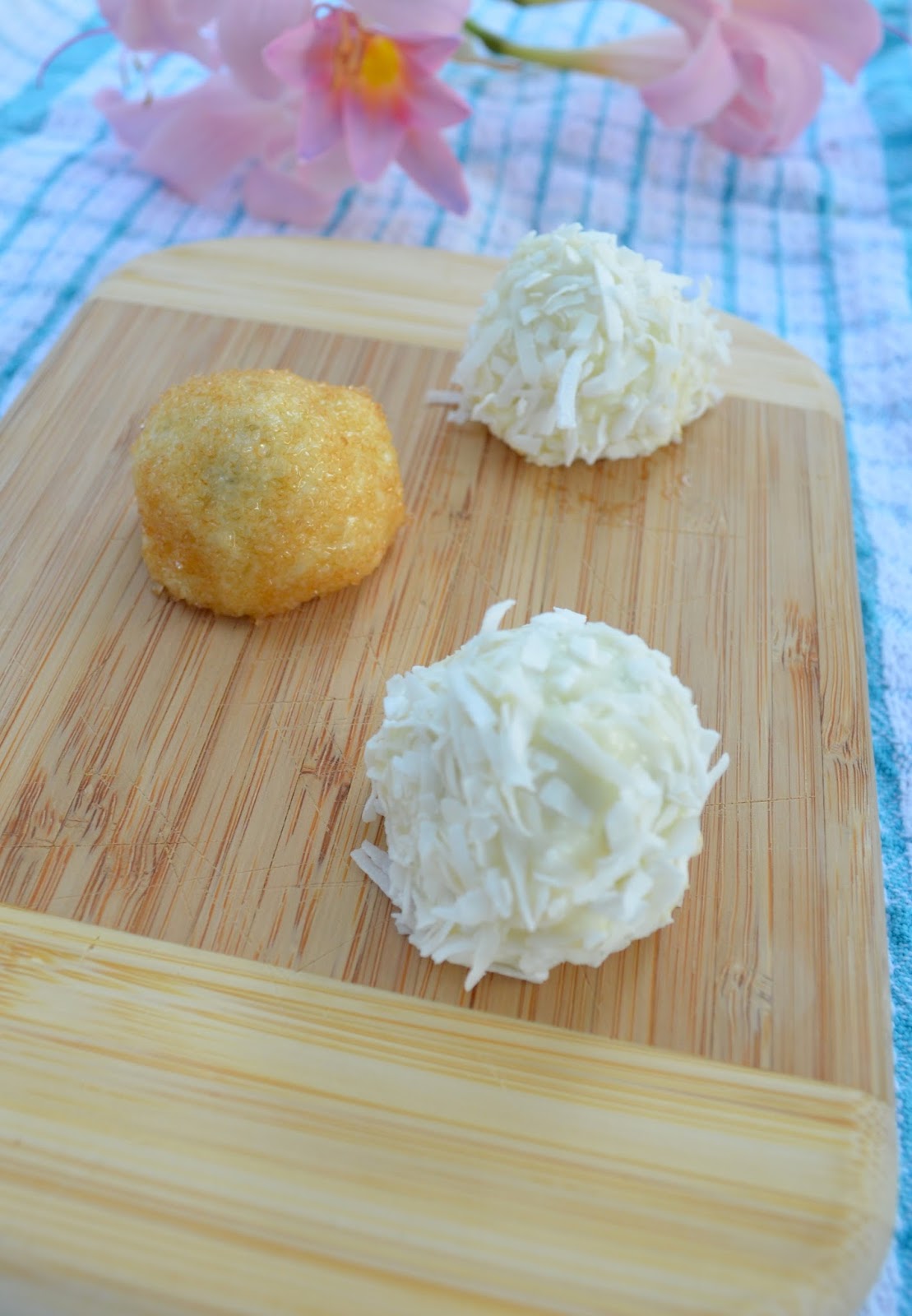 iron stef coconut lime blackberry yogurt truffles