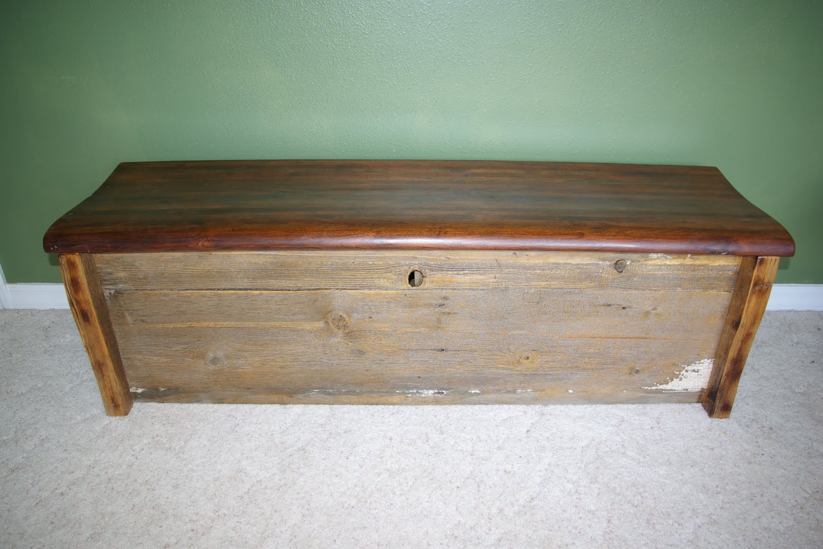 Reclaimed Rustics: Barn Wood Bench/Chest