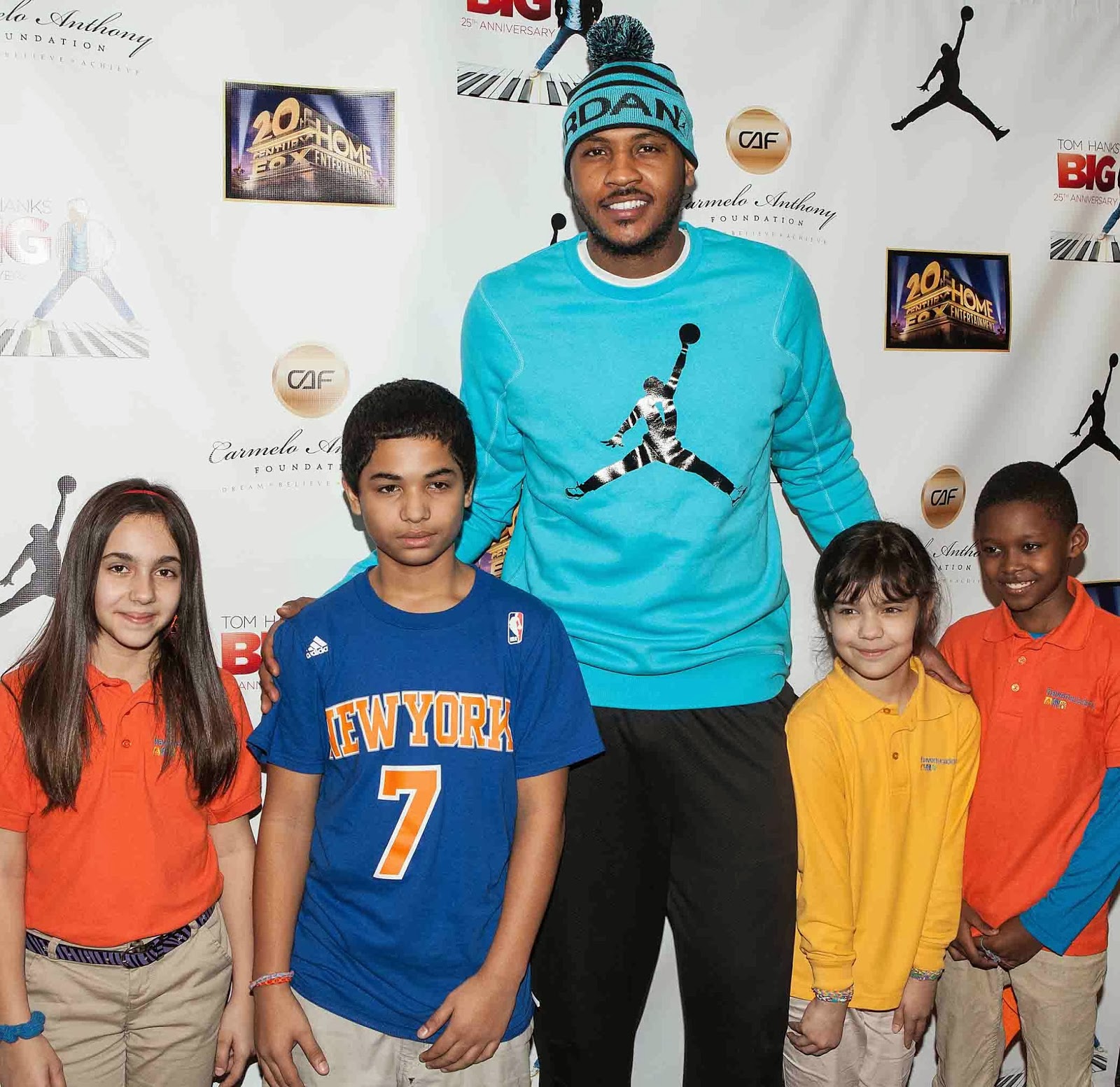 CARMELO ANTHONY HOSTS BIG 25TH ANNIVERSARY CARMELO ANTHONY HOSTS BIG 25TH ANNIVERSARY