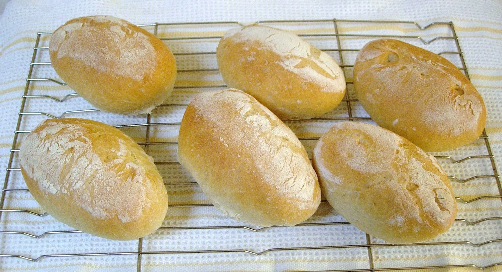 A Table For Rue, Please Italian Style Peasant Bread or Sandwich Rolls