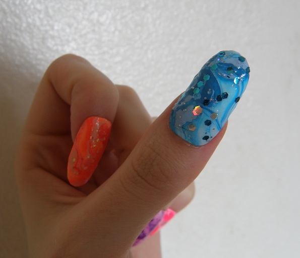 memi la water marble nail fail