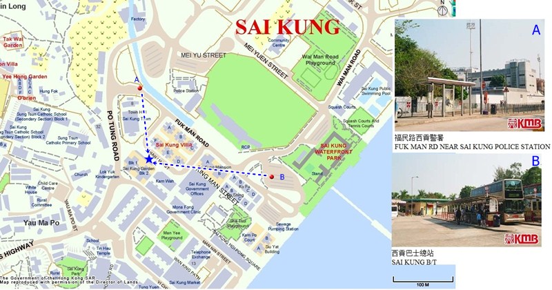 Map Of Sai Kung Hike Hong Kong: Sai Kung: Tai Lon Sai Wan